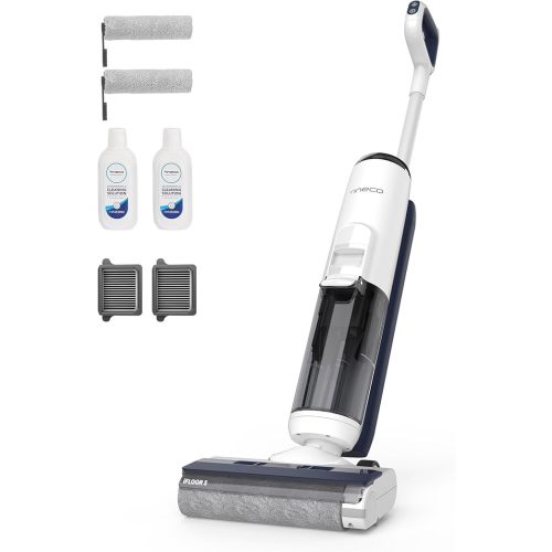 Tineco iFLOOR 5 Breeze Complete Wet Dry Vacuum Cordless Floor Washer, One-Step Cleaning for Hard Floors, Edge Clean, Auto Self-Cleaning, Lightweight & Cordless Design