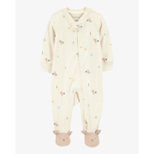Baby Bunny Cotton Sleep & Play Pajamas - Cream - Carter's | Carter's