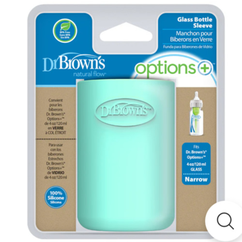 8oz sleeve; Dr. Brown’s Natural Flow® Options+™ Narrow Glass Bottle Silicone Sleeves