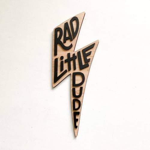 Rad Little Dude Wooden Wall Sign Wall Decor for Childrens Room Kids Bedroom Cool Kids Decor Wooden Sign Boho Decorations - Etsy