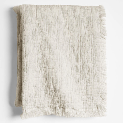 Supersoft Organic Cotton Gauze Stone Tan Baby Stroller Blanket