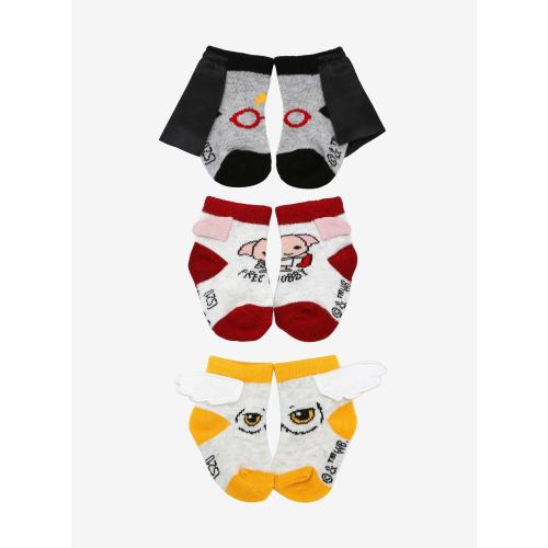 Harry Potter Harry, Dobby, & Hedwig Infant Sock Set - BoxLunch Exclusive