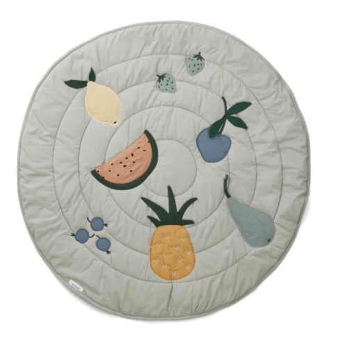 Liewood - Gitta Organic Cotton Activity Mat - Grey blue | Smallable