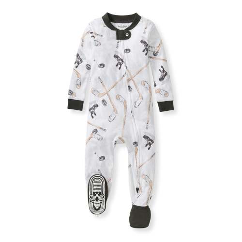 Hockey Season Organic Cotton Sleeper – Burt's Bees Baby