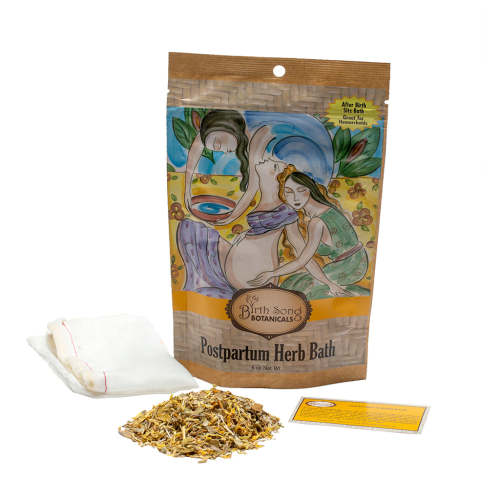 Organic Postpartum Herbal Bath Soak For Mom and Baby– Birth Song Botanicals Co.