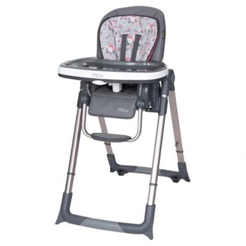 Baby Trend Muv 7-in-1 Feeding Center High Chair With Wheels, Convertible Infant Highchair Seat, Toddler Seat, And Youth Booster Chair, Jaclyn