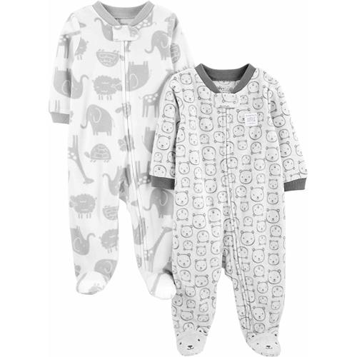 Baby 2-Pack Fleece Footed Sleep and Play