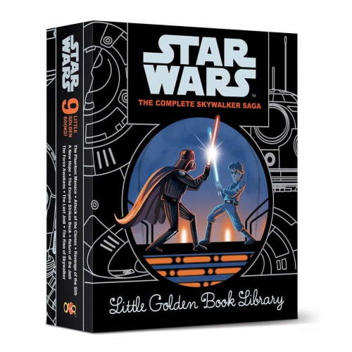 Little Golden Book: The Complete Skywalker Saga: Little Golden Book Library (Star Wars) (Hardcover)