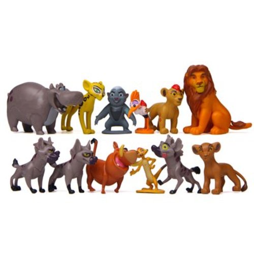 Kufutee The Lion King Collectible Action Figures, 12 Count