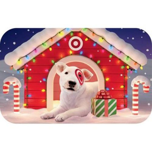 Bullseye Holiday Doghouse Target Giftcard $10