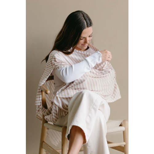 Candy Stripe Nursing Cover