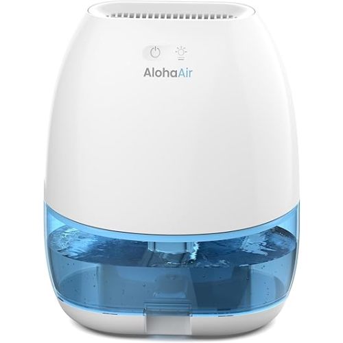 Dehumidifiers for Home, 34 oz Small Dehumidifier for Room, Quiet Dehumidifiers for Bathroom, Bedroom, RV, Closet with Auto Shut Off, 7 Colors Night Light