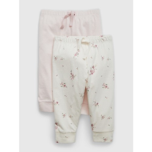 Baby First Favorites Organic CloudCotton Pants (2-Pack) in misty rose, size: 0-3 M