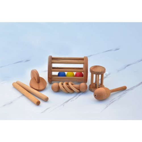 Montessori Ball Rattle, Montessori Bell Rattle, Montessori Discs, Wooden Rattle, Maracas, Rhythm Sticks, Baby Shower Gift