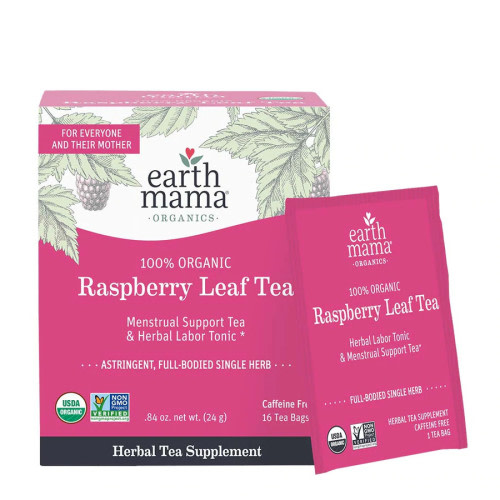 Organic Raspberry Leaf Tea by Earth Mama | In His Hands