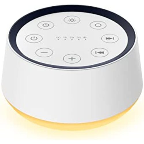 BrownNoise Sound Machine with 30 Soothing Sounds 12 Colors Night Light White Noise Machine for Adults Baby Kids Sleep Machines with Memory Function 36 Volume Levels 5 Timers for Home Office Travel