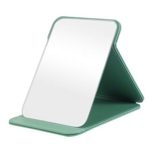 Unique Bargains Foldable Travel Makeup Mirror 1 Pc Green L