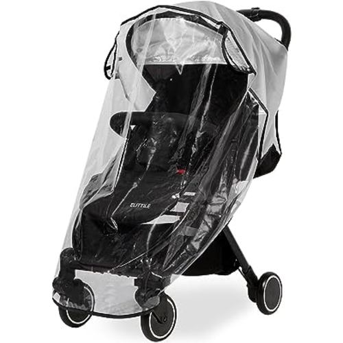 Clear Stroller Rain Cover, Universal Travel Weather Shield Breathable Baby Stroller Rain Cover for Windproof, Waterproof, Protect from Sun Dust Snow