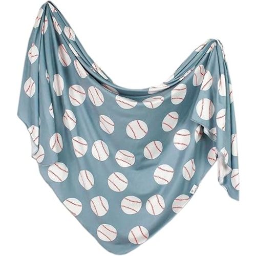 Copper Pearl Large Premium Knit Baby Swaddle Receiving Blanket Slugger