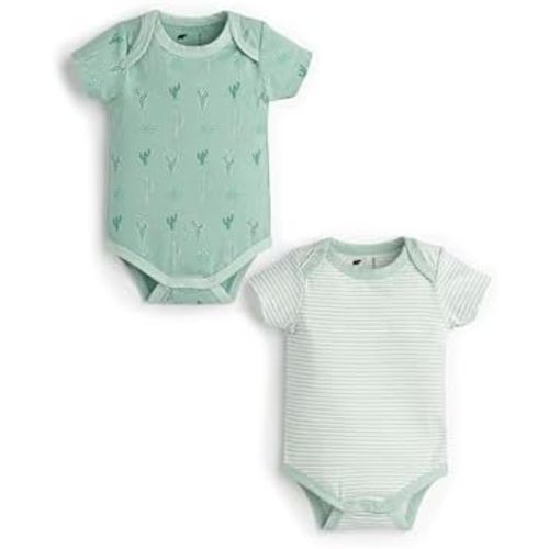 MONICA + ANDY Baby Organic Short Sleeve Jack + Jill Bodysuit