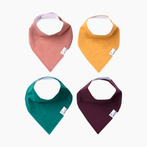 Copper Pearl Bandana Bib Set (4-Pack) - Jade