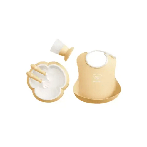 Brands We Love Baby Dinner Set, Powder Yellow by Janie and Jack