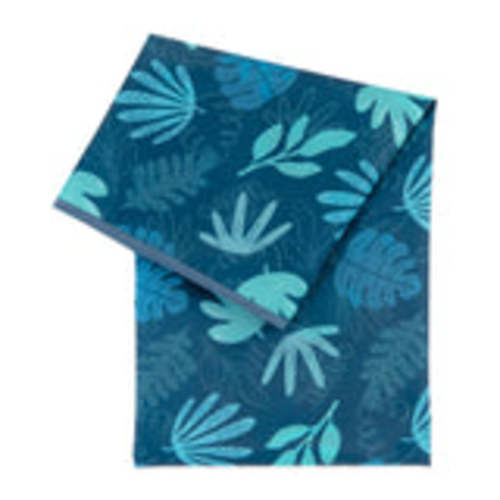 Highchair Splat Mat for Mealtime or Playtime – Blue Tropic | Bumkins