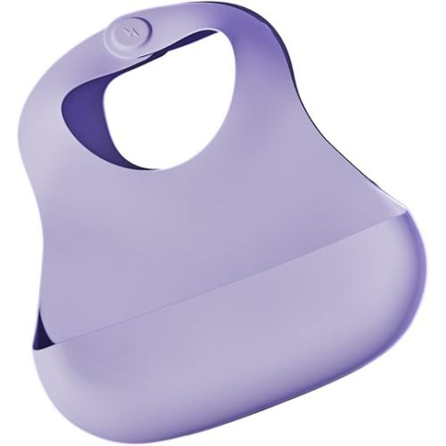 Magnetic Silicone Baby Bib – Waterproof, Dishwasher Safe, BPA Free Food-Grade, Feeding Bib for Infants and Toddlers