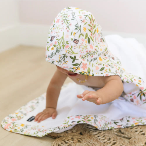 Flutterby Baby Hooded Towel | Bebe au Lait