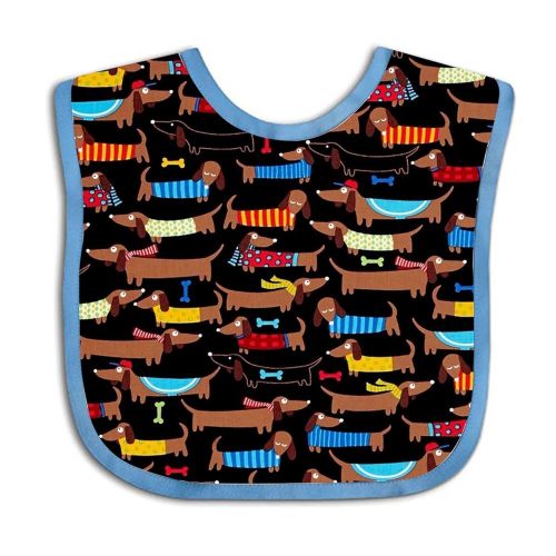 Funny Dachshunds Baby Bibs Unisex,Cute Baby Gift for Boys & Girls
