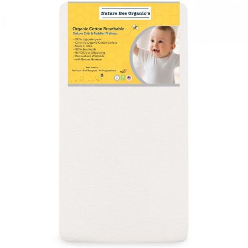Nature Bee Organic's Deluxe Breathable Crib & Toddler Mattress