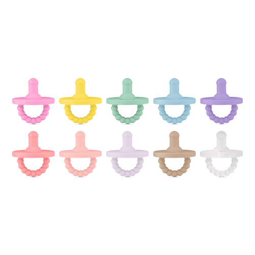 Cutie PAT Round (0-6m) Pacifier + Teether Sets