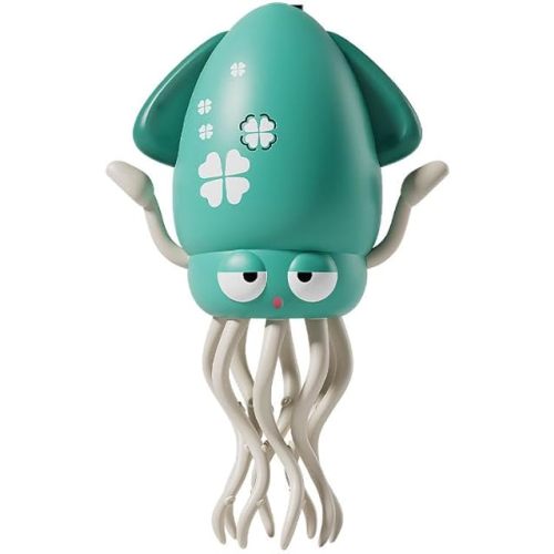 Electric Dancing Octopus Baby Toy, Automatic Evasion Octopus Toy with Led Light and Music, Interactive Entertainment for Baby Sensory Development Birthday Gifts(Green)