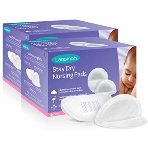 Lansinoh Stay Dry Disposable Nursing Pads for Breastfeeding, 200 count