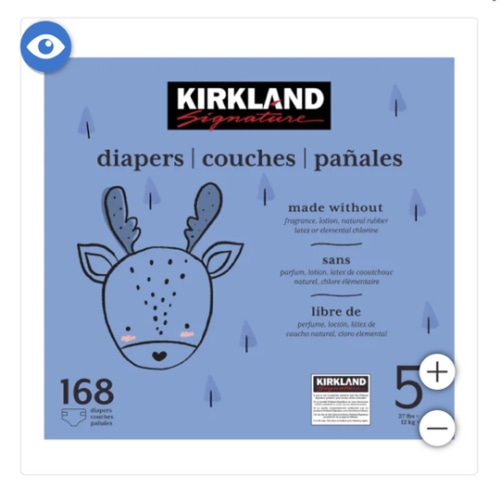 Kirkland Signature Diapers Sizes 5