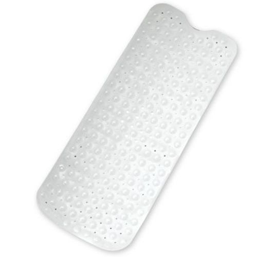 Collections Etc Extra Long Cushioned Bathtub Mat 40" X 15.75" X 0.05" Sage Green