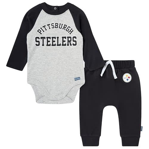 Gerber NFL unisex-baby Nfl Onesie Bodysuit and Jogger Set