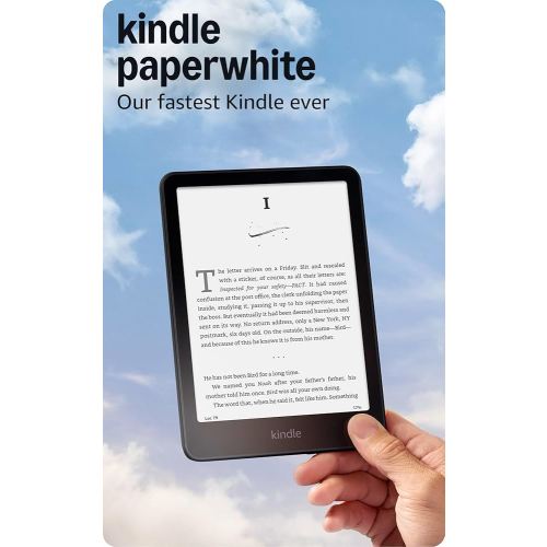 Amazon Kindle Paperwhite 16GB (newest model) – 20% faster, with new 7" glare-free display and weeks of battery life – Black