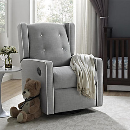 Baby Relax Mikayla Swivel Glider Nursery Recliner