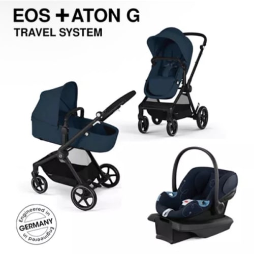 EOS 5-in-1 Travel System Stroller + Lightweight Aton G Infant Car Seat