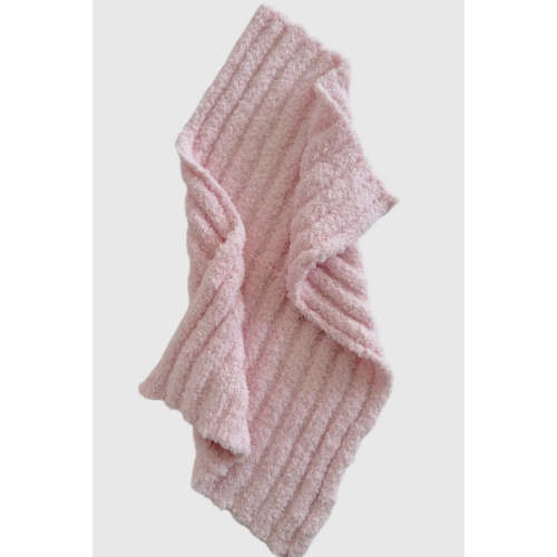 Bliss Wave Mini Blanket, Baby Pink