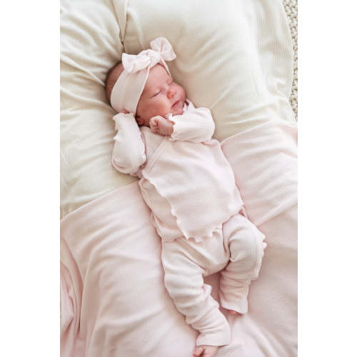 2pc Waffle Crossover Top & Bottom