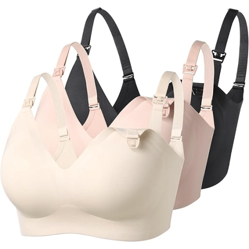 Momcozy Seamless Nursing Bras | Ultra Soft & Breathable Fabric