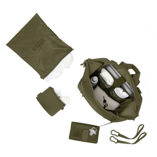 Large Dark Moss Indi Neoprene Diaper Backpack