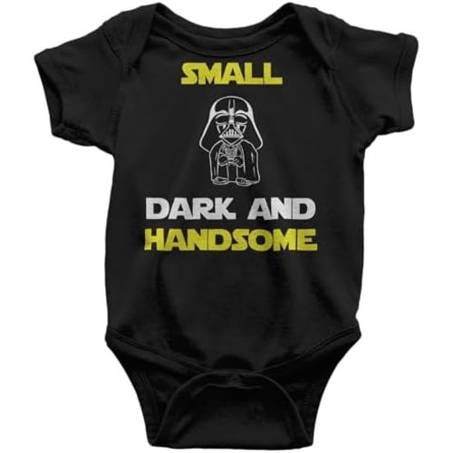 Sith Happens Bodysuit, Funny Baby Clothing, Star Wars Inspired, Black 0-3 mo