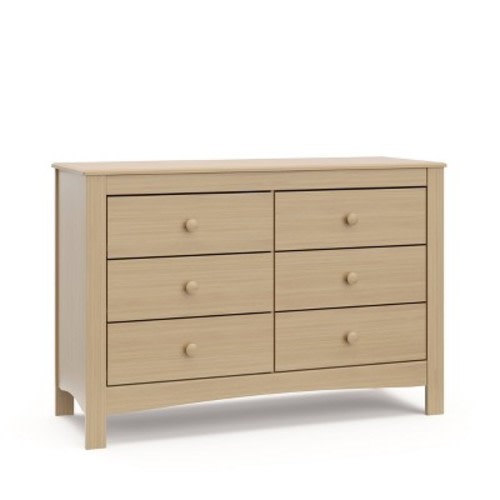 Graco Noah 6 Drawer Dresser with Interlocking Drawers, Color: Driftwood