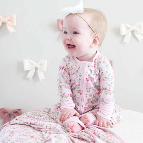 Bows in Bloom Convertible Zip Romper
