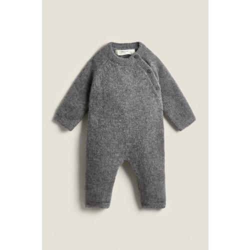 CASHMERE BABY ROMPER - 3-6M