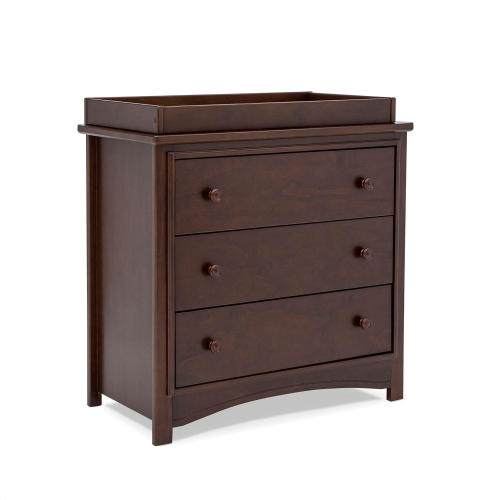 Delta Children Perry 3 Drawer Dresser with Changing Top and Interlocking Drawers, Choose Color - Sam's Club