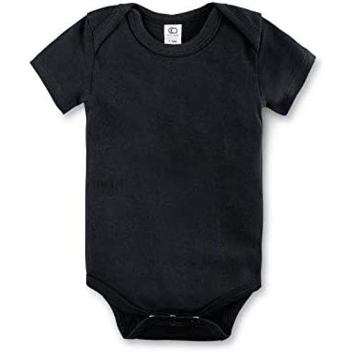 Colored Organics Unisex Newborn 100% Organic Cotton Bodysuit - Short Sleeve Infant One Piece - Baby Boy and Girl Clothing